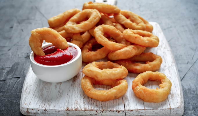 cara membuat onion rings