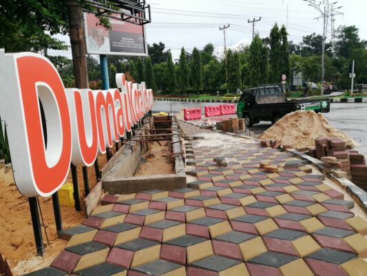 paving berwarna