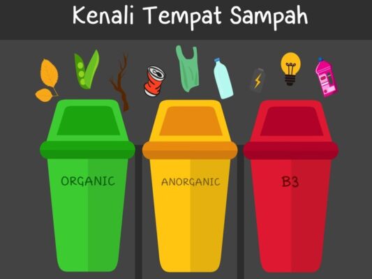 siapkan tempat sampah terpisah