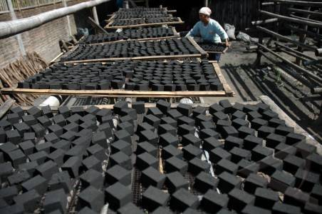 charcoal briquettes production