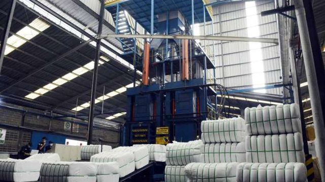 Pengemasan dan Distribusi di Pabrik Sampah Plastik