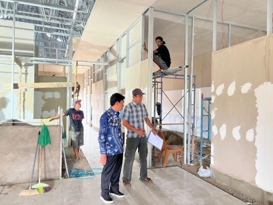 tahap awal pembangunan dapur mbg