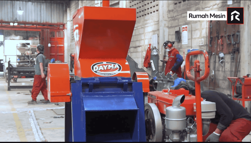 mesin pencacah plastik