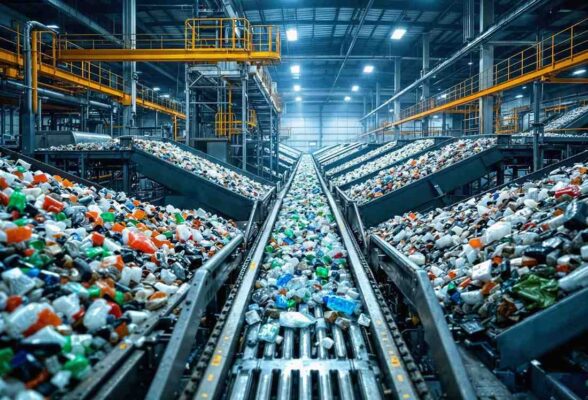 cara kerja conveyor pemilah sampah