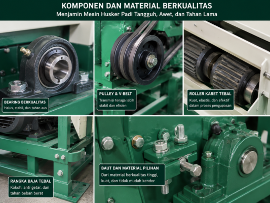 cara memilih mesin husker padi