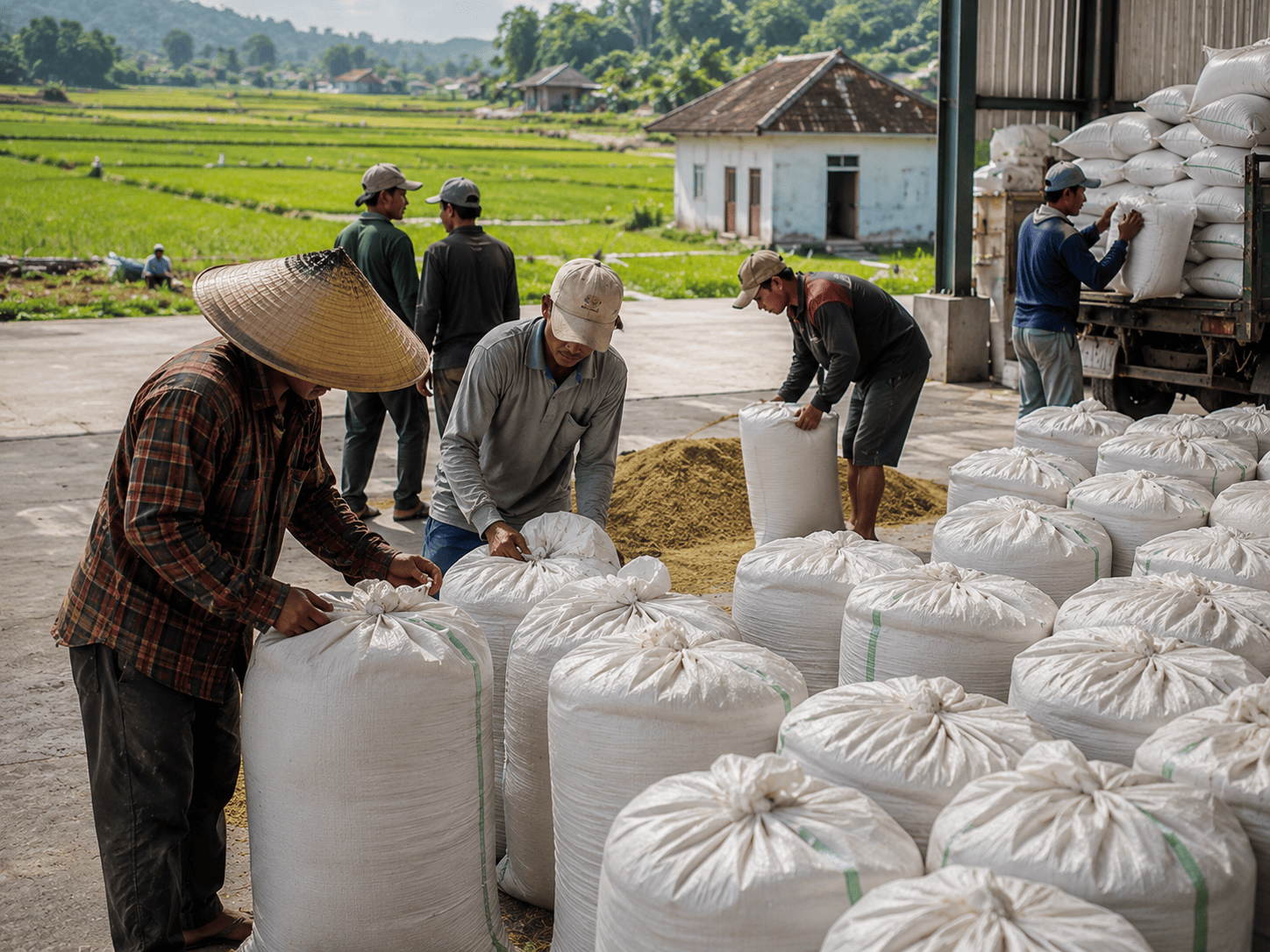 modal usaha penggilingan padi