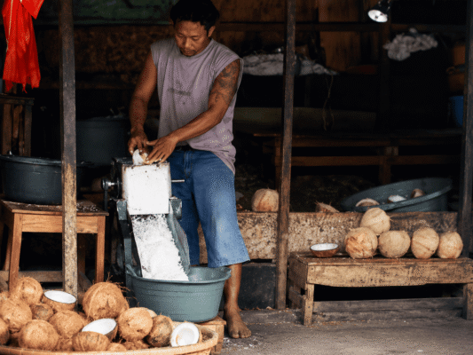 cara meningkatkan produksi santan