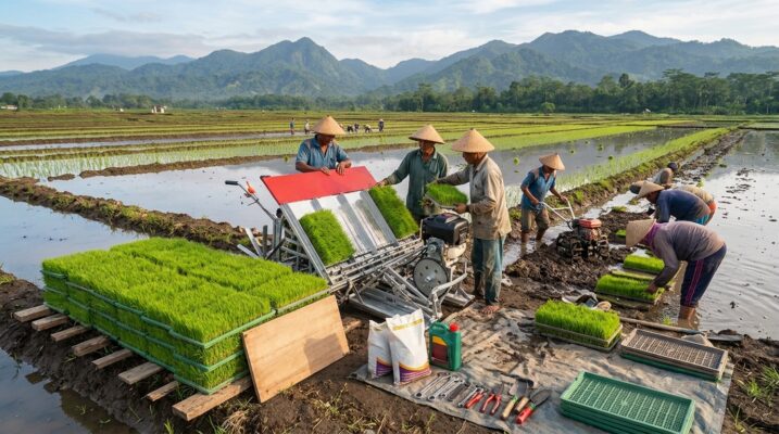 mesin-tanam-padi-vs-tanam-manual
