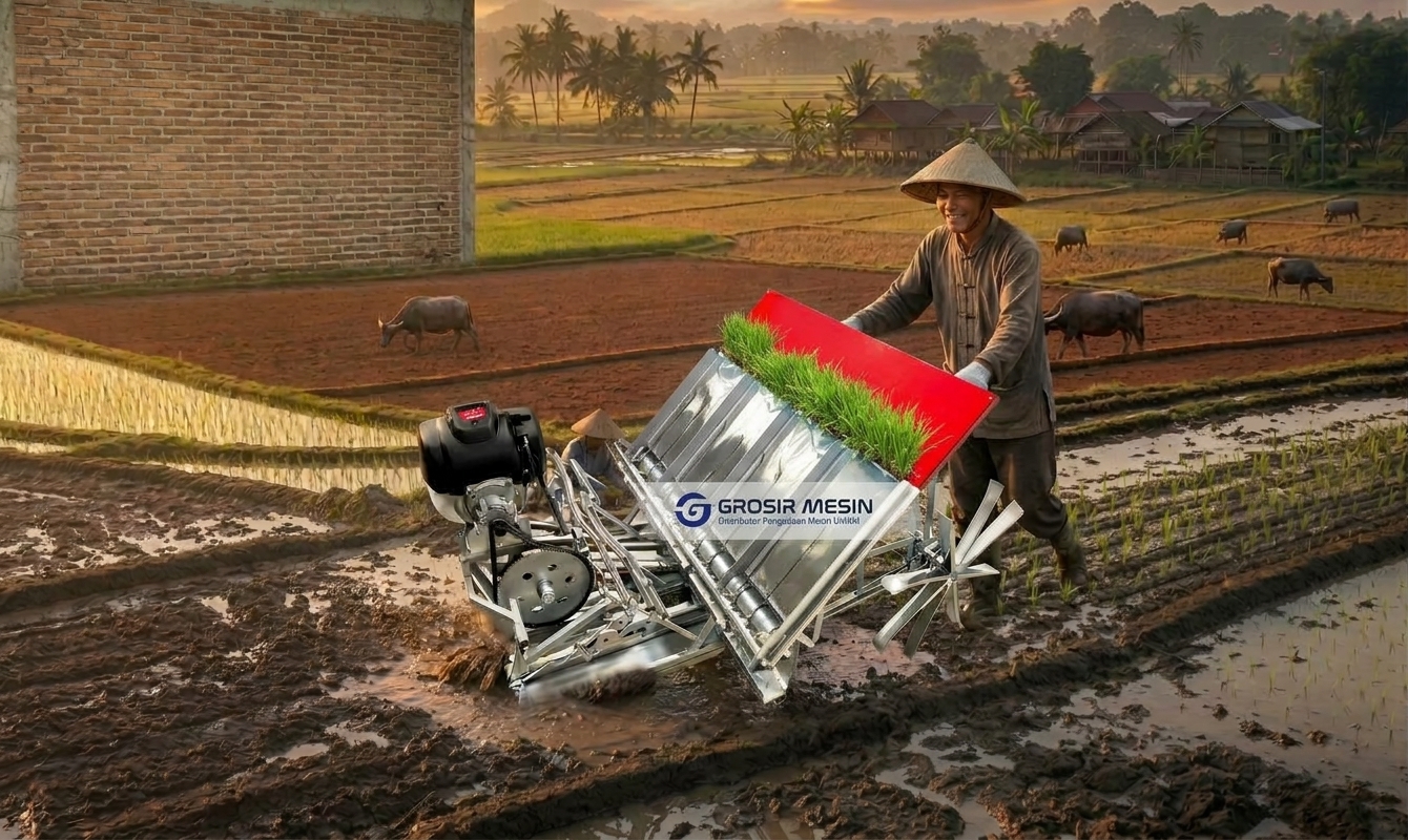alat tanam padi 6 baris