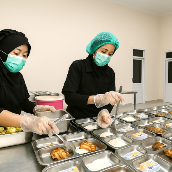 SPPG Sedang Melaksanakan Pengemasan